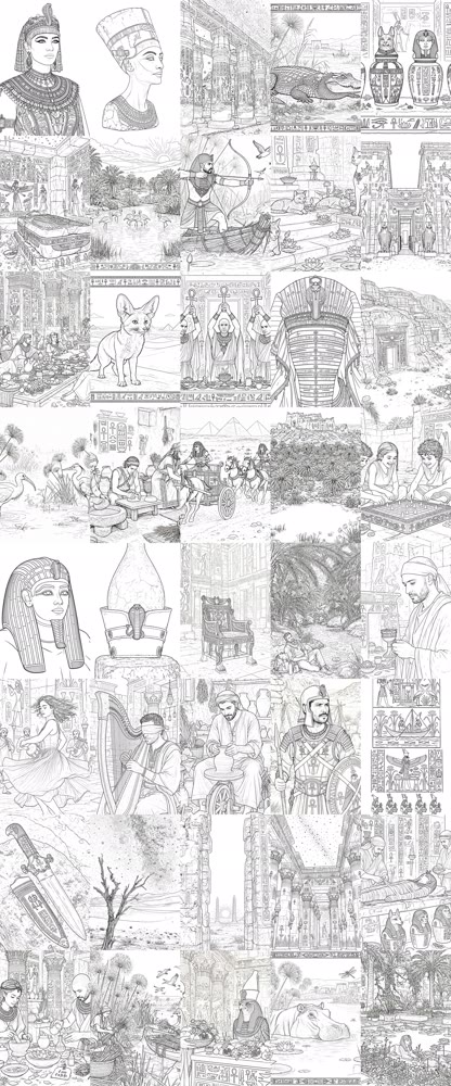 غلاف نسخة التلوين — مصر الكبرى — الجزء الثاني