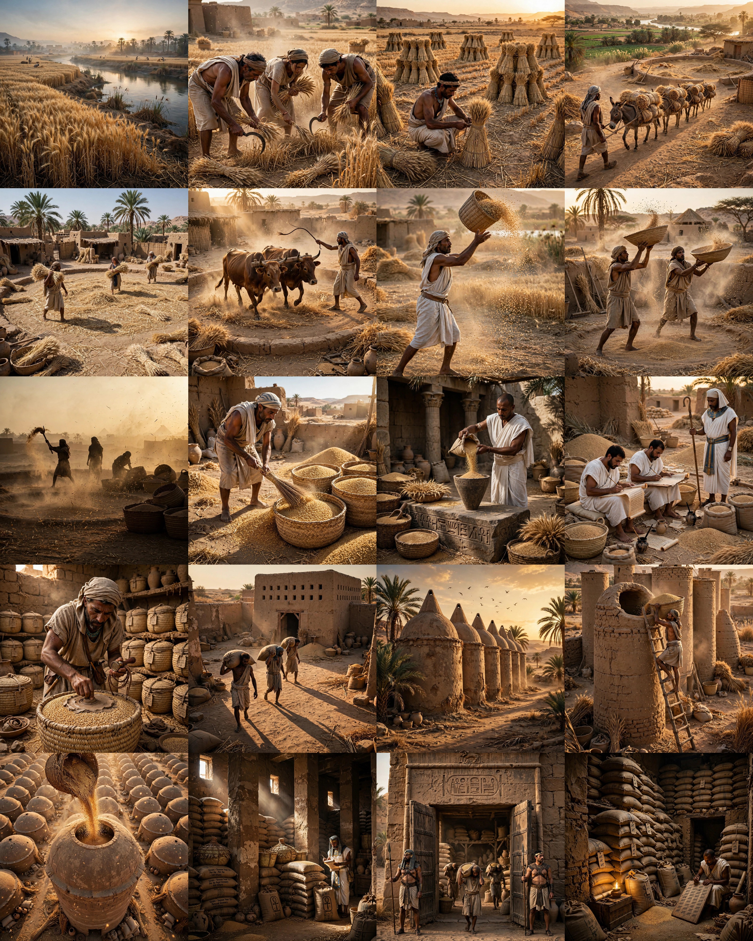 غلاف الحصاد والمخازن — الصور الملوّنة