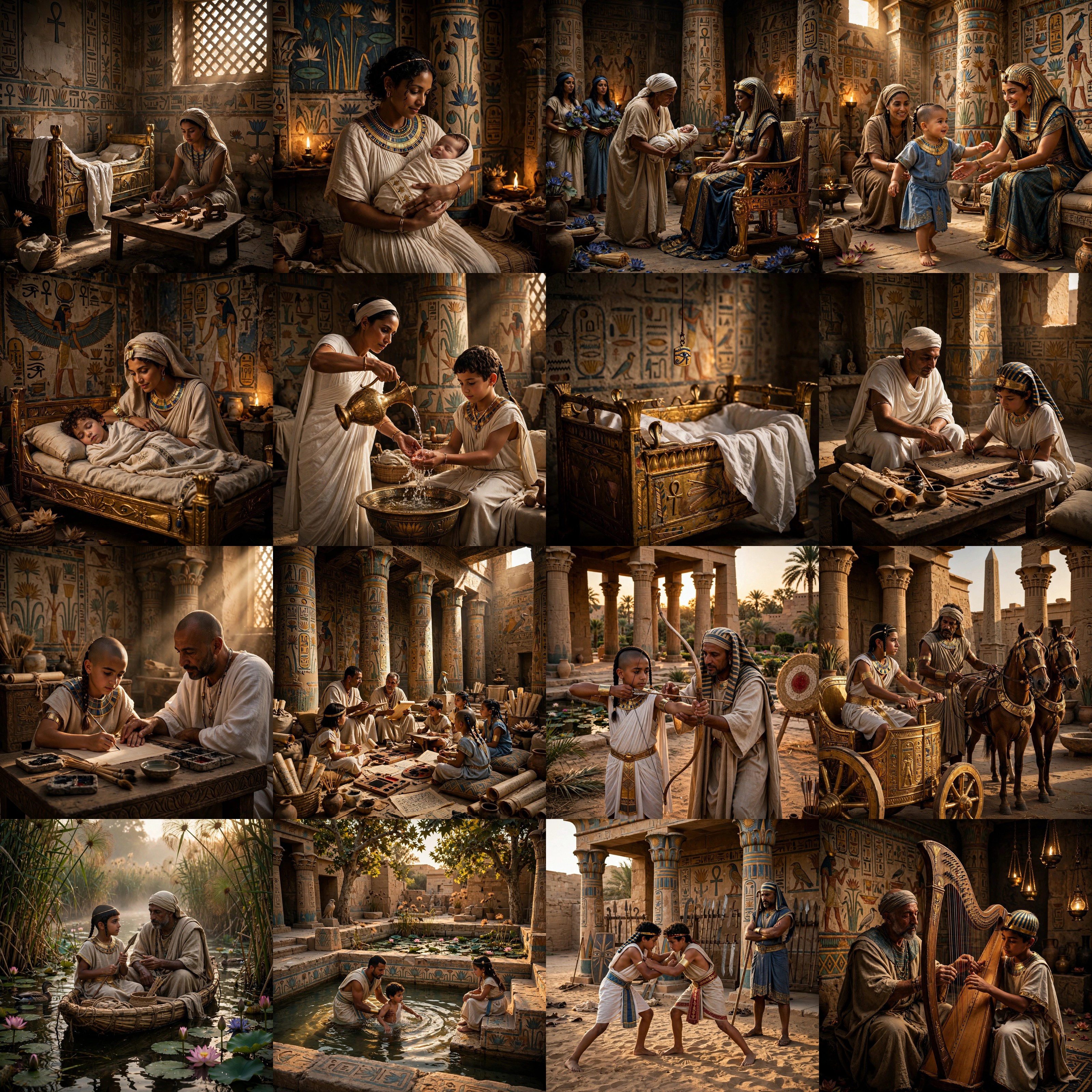 غلاف الحضانة الملكية — الصور الملوّنة